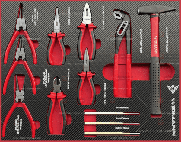 WIDMANN TOOLS CABINET 8 LAYERS RED 4