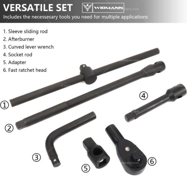WIDMANN SOCKET AND IMPACT SET 26 PCS SS