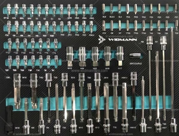 WIDMANN TOOLS CABINET 8 LAYERS AQUA 2