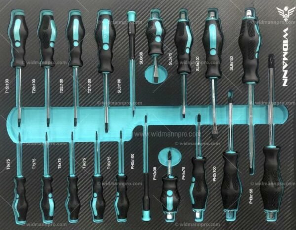 WIDMANN TOOLS CABINET 8 LAYERS AQUA 3