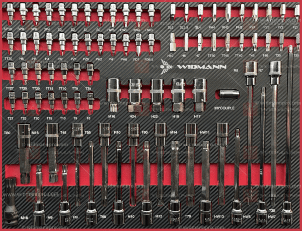 WIDMANN TOOLS CABINET 8 LAYERS RED 2