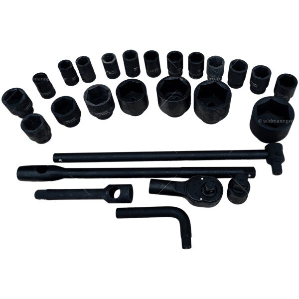 WIDMANN SOCKET AND IMPACT SET 26 PCS RACHET 34