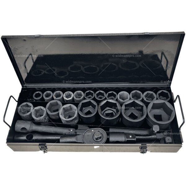 WIDMANN SOCKET AND IMPACT SET 26 PCS RACHET 34..