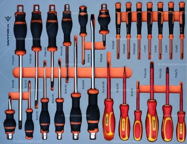 widmann tiroirs orange gris standard 5